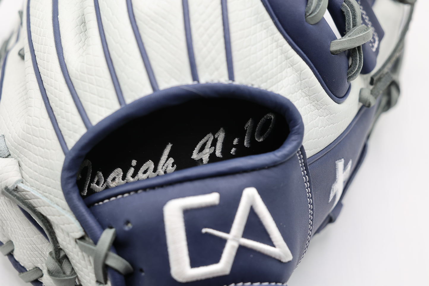 Navy and White Fielding Glove RHT