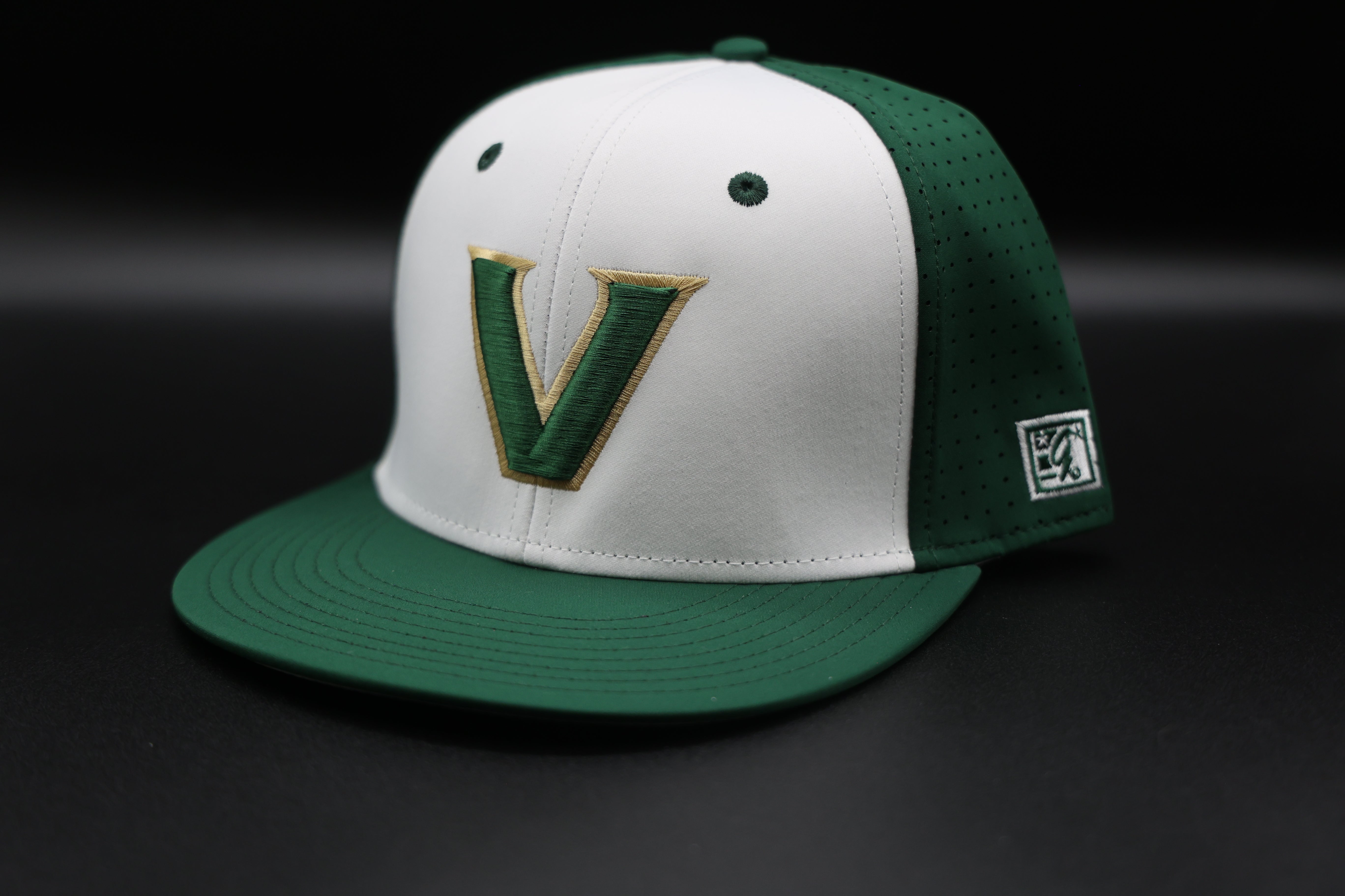 Viera Hawks On Field Stretch Fit Hat Green Tri Color Four One Sports