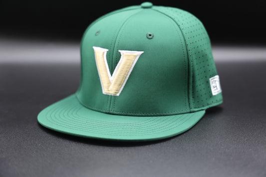 Viera Hawks On Field Stretch Fit Hat Green