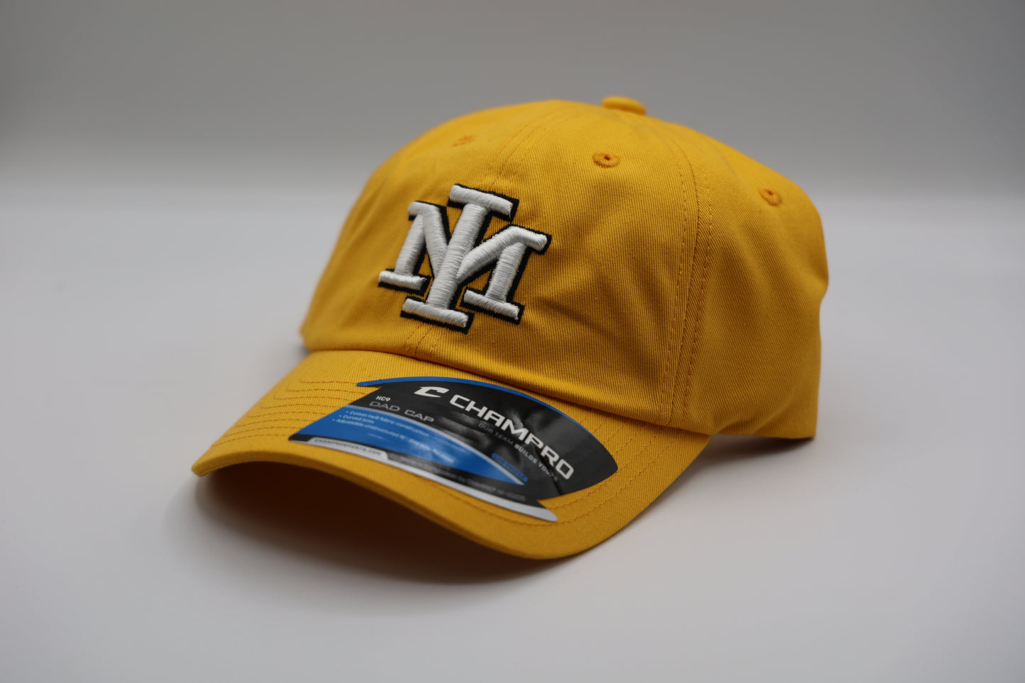 Merritt Island Gold with White/Gold Logo Low Profile Hat