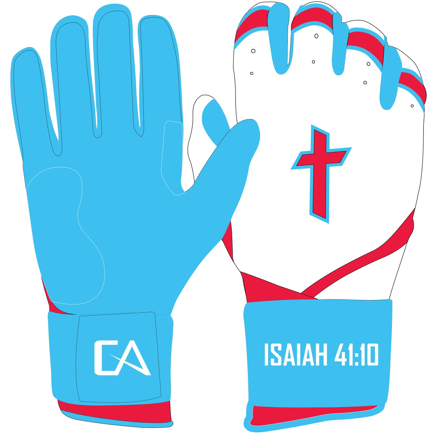 Bomb Pop Cross Batting Gloves