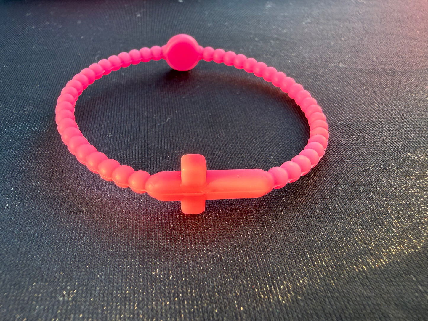 Cross Silicone Bracelet