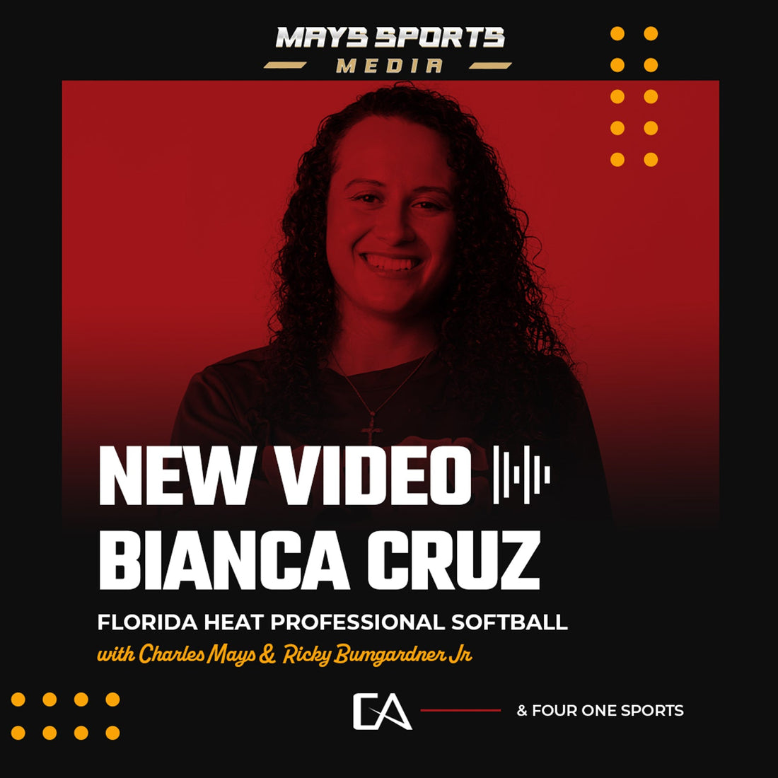 Bianca Cruz of the Florida Heat talks with Mays Sports Media