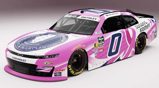 The Kryder Law Group and Susan G. Komen Join Garrett Smithley and SS GreenLight Racing for Talladega