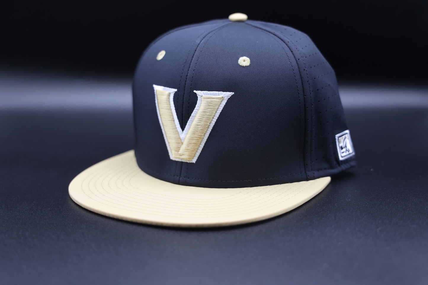 Viera Hawks On Field Stretch Fit Hat Black/Gold