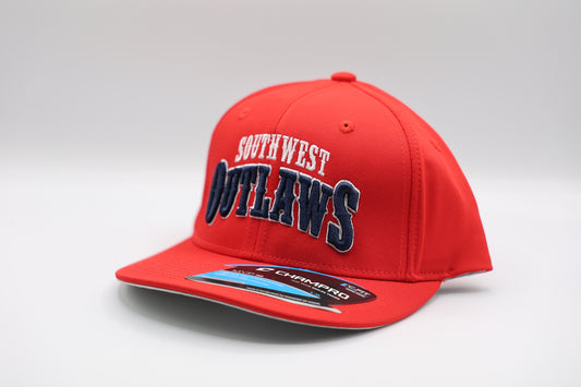 Southwest Outlaws Red Stretch Fit Hat