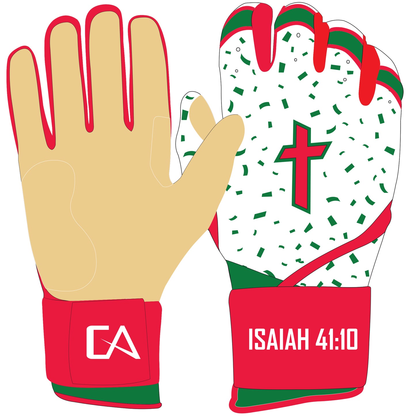 (Pre Order) Christmas Tree Cakes Cross Batting Gloves Limited Edition (Pre Order)