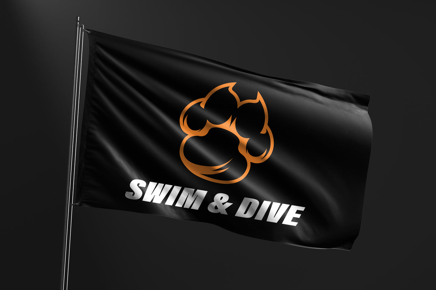 Cocoa Tigers Swim & Dive Flag
