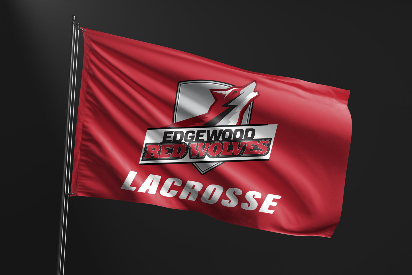 Edgewood Lacrosse Flag