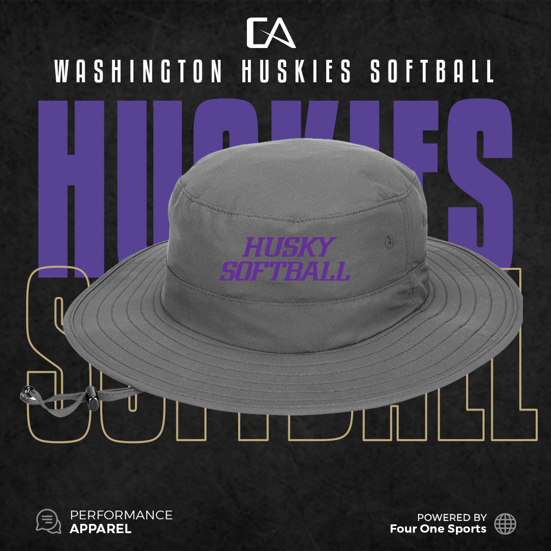 Washington Softball Logo Bucket Hat