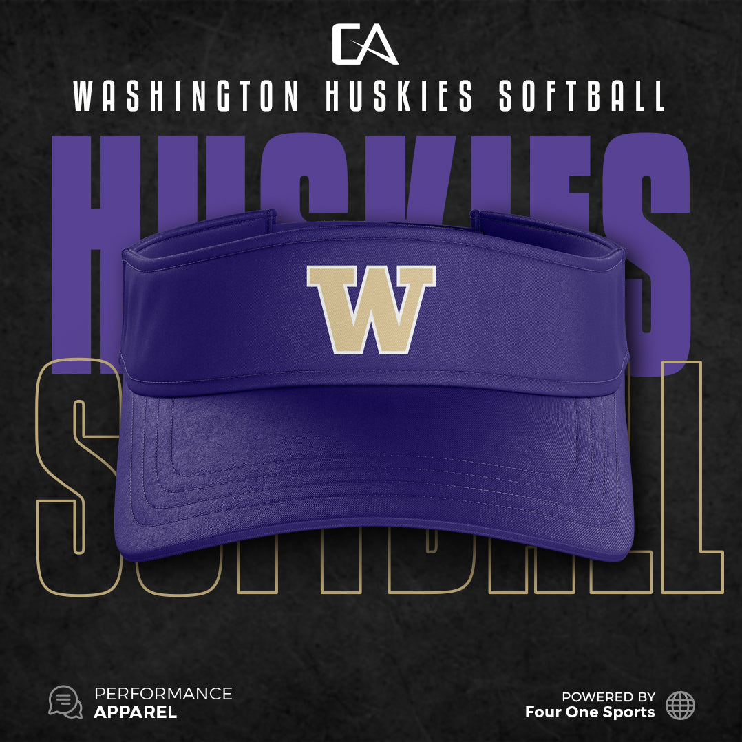 Washington Softball Logo Visor