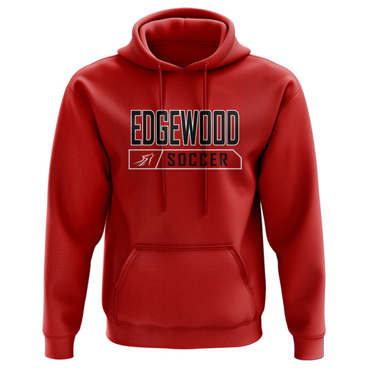 Edgewood Soccer Performance Hoodie - Red Hoodie