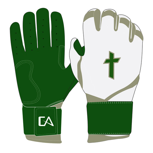 Green/Vegas Batting Gloves