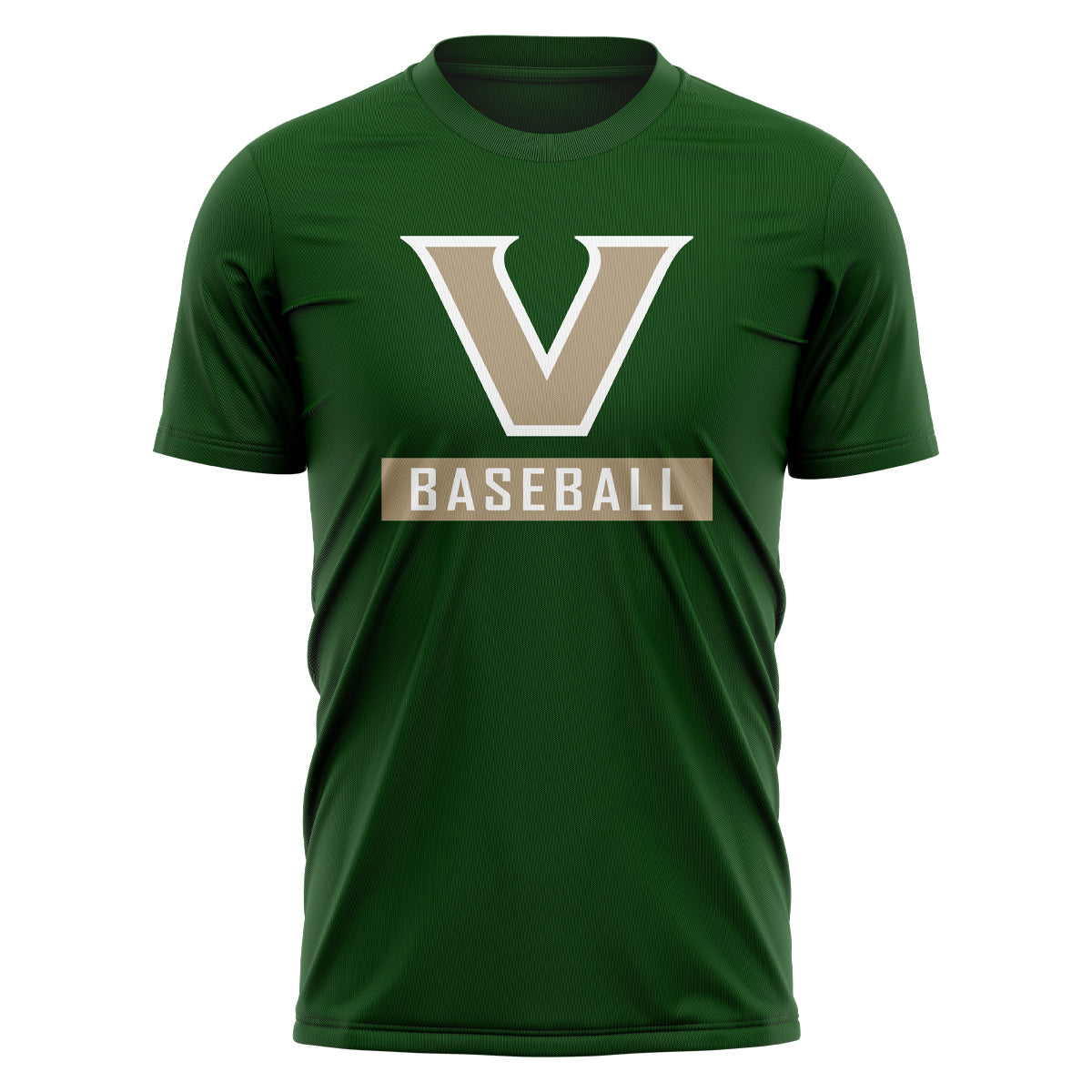 Viera Hawks Baseball Block Tee Green Four One Sports