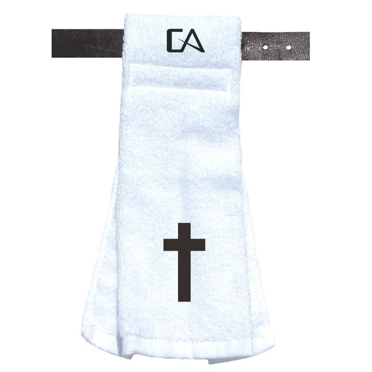 White Belt Cross Towel