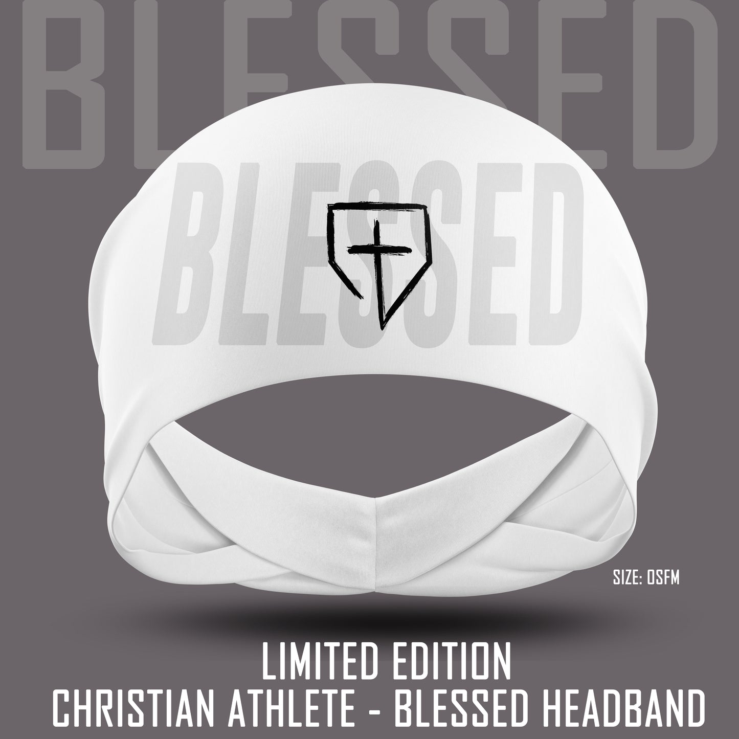 Christian Athlete Headband - Blessed